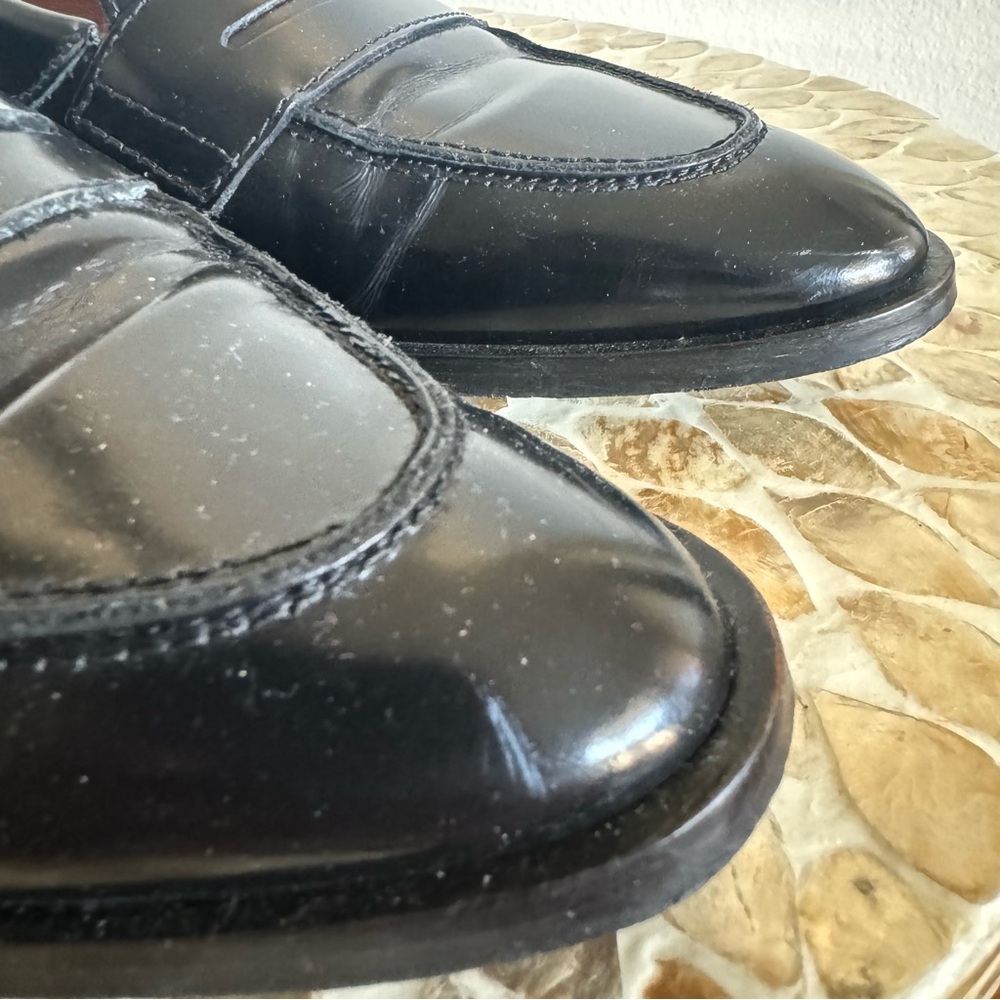 Everlane Black Leather Penny Loafer size 8.5 - Picture 4 of 11